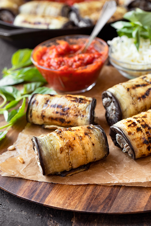 Preparation for Eggplant Involtini with Beef | thecozyapron.com