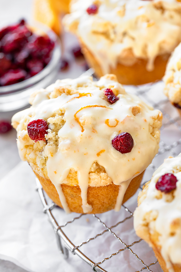 Cranberry Orange Muffins | thecozyapron.com