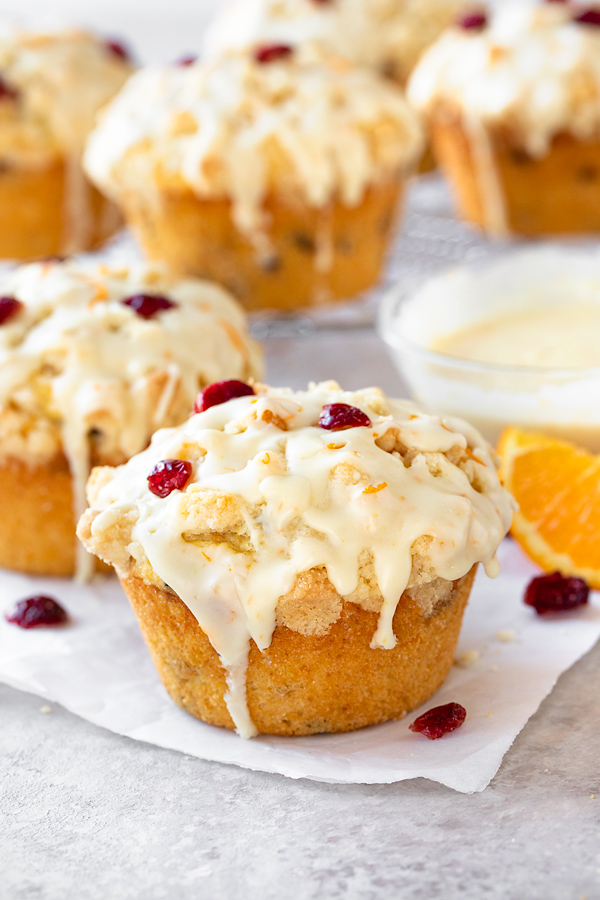 Cranberry Orange Muffins | thecozyapron.com