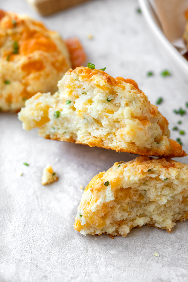Interior of a Drop Biscuit | thecozyapron.com