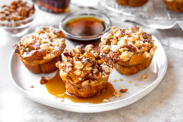 Pumpkin French Toast Muffins