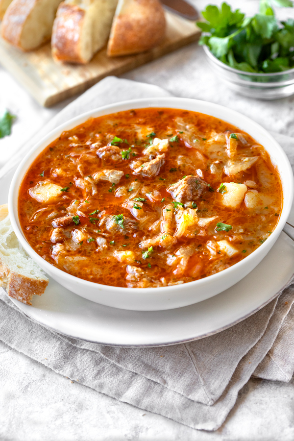 Cabbage Soup | thecozyapron.com