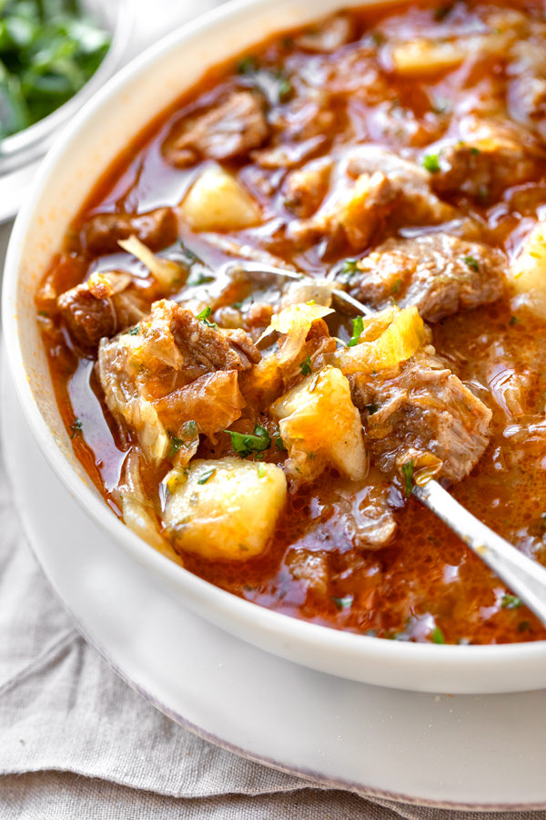 Cabbage Soup | thecozyapron.com