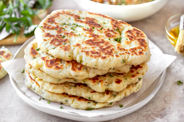 Flatbread Recipe with Garlic and Herbs