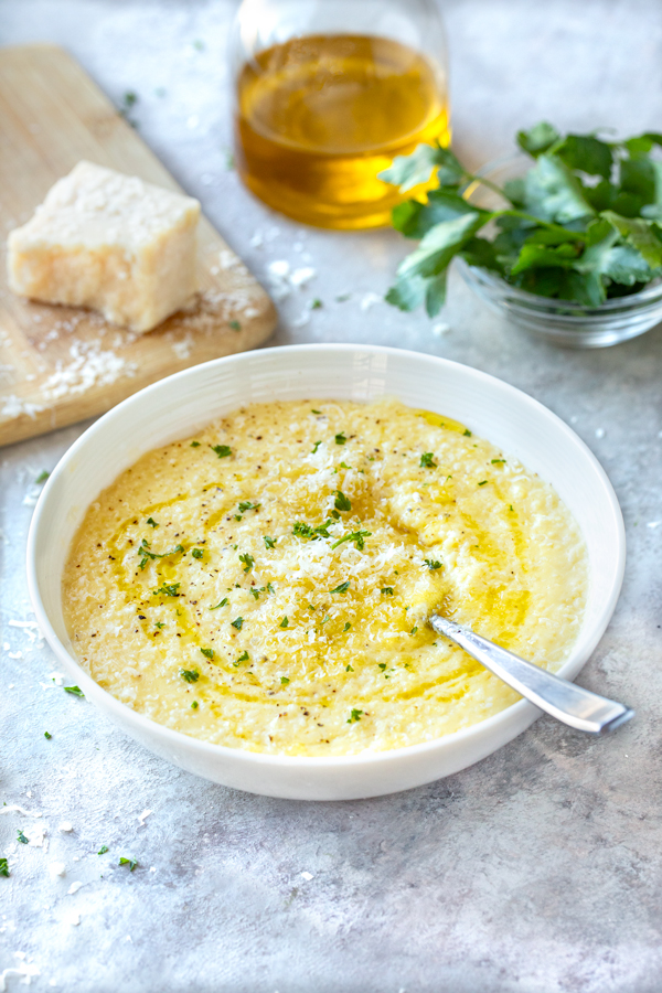 Bowl of Pastina Topped with Parmesan | thecozyapron.com
