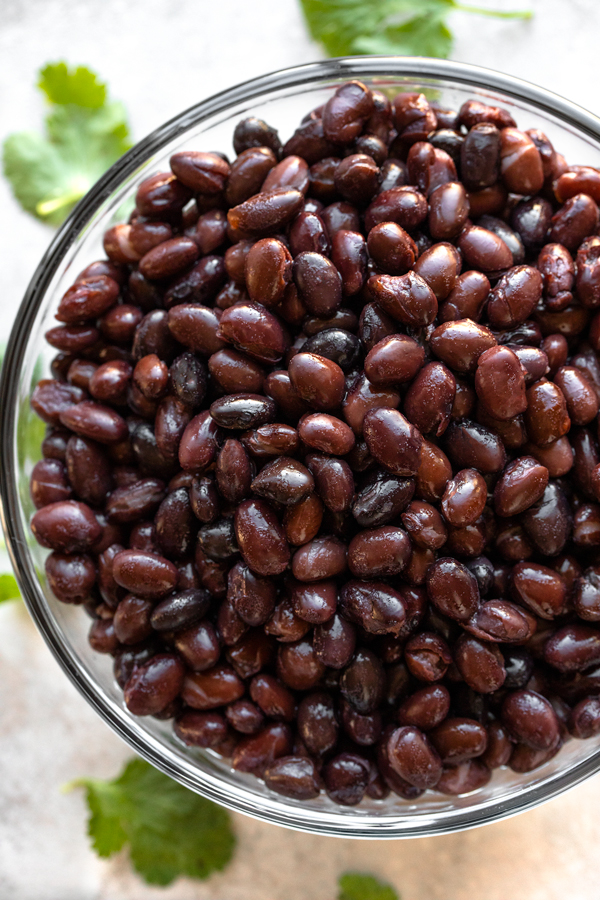 Black Beans for Black Bean Soup with Spanish Chorizo | thecozyapron.com