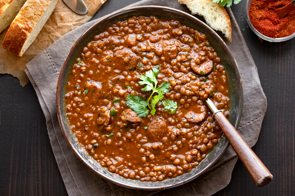 Sausage and Lentil Soup