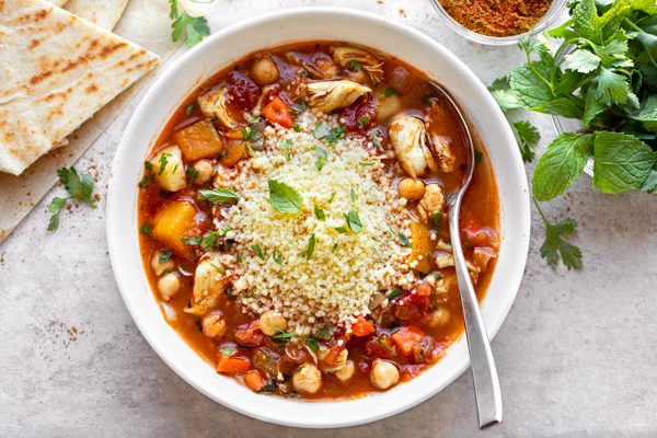 Moroccan Chicken Soup