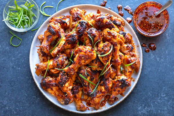 Spicy Chicken Wings with Chili Crisp